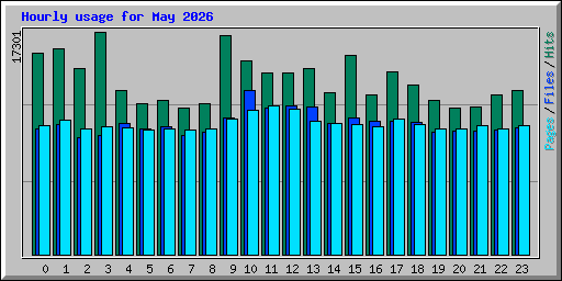 Hourly usage for May 2026